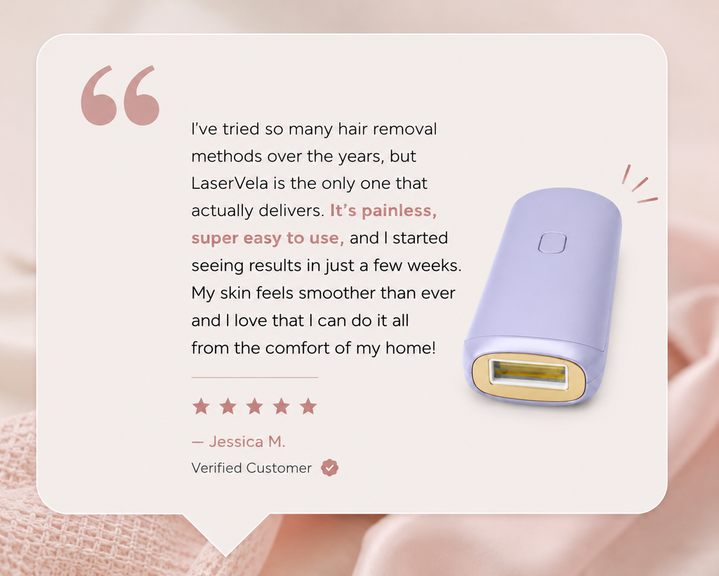 LaserVela™ IPL – Long Term Hair Reduction