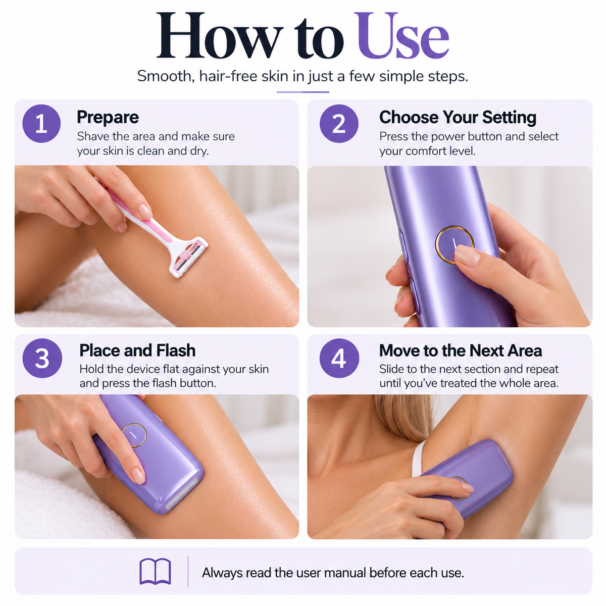 LaserVela™ IPL – Long Term Hair Reduction