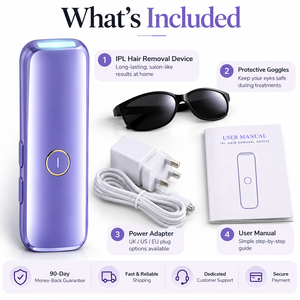 LaserVela™ IPL – Long Term Hair Reduction