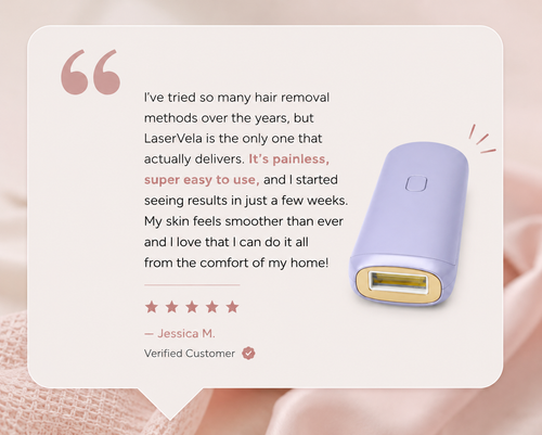 LaserVela™ IPL – Long Term Hair Reduction